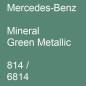 Preview: Mercedes-Benz, Mineral Green Metallic, 814 / 6814.